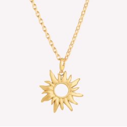 byBiehl Sun Wild Forgyldt Slv Lille Vedhng 7-4802-GP