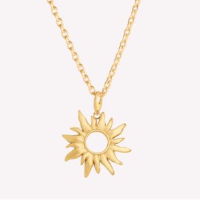 byBiehl Sun Wild Forgyldt Slv Lille Vedhng 7-4802-GP