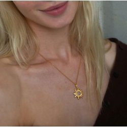 byBiehl Sun Wild Forgyldt Slv Lille Vedhng 7-4802-GP