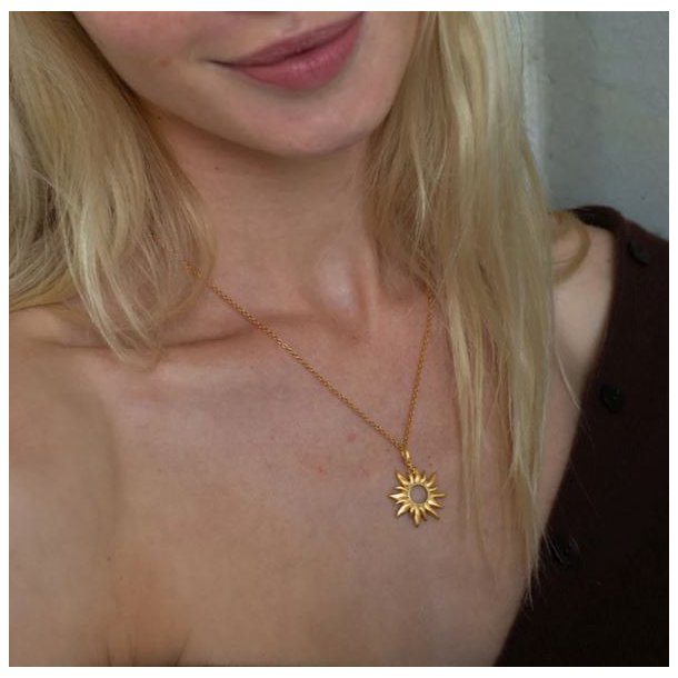 byBiehl Sun Wild Forgyldt Slv Lille Vedhng 7-4802-GP