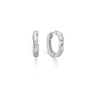 Studio Z S�lv Glint Creoler m/Zirkonia 7117934