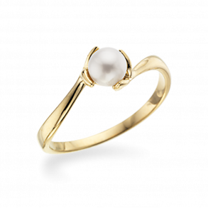 8 Kt Guldring m/FVP 712393