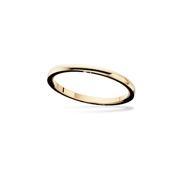 14kt Garderringe 2stk 1.6x1.6mm 71505