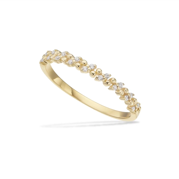 Scrouples 8kt Guldring m/Cz 715703-51