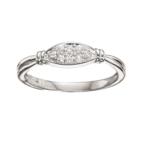 Slv Ring m/Zirkonia 722792-53