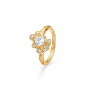 Studio Z Forg. S�lv Lace Ring m/Cz 7247963