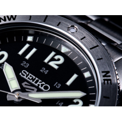 Seiko 5 Sports Field Series Herreur m/Sort Skive HDB006K1