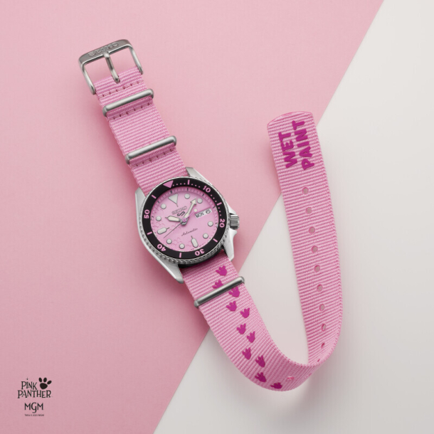 Seiko 5 Sports SKX Series Pink Panther Limited Edition SRPM07K1