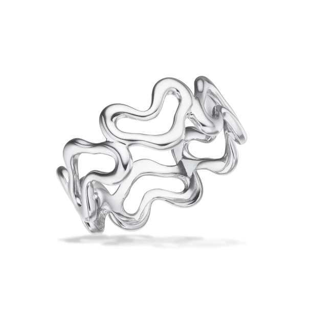 Scrouples Slv Hjerte Ring 730452