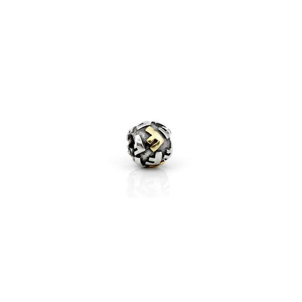 Slv Charm m/14kt F 790298f