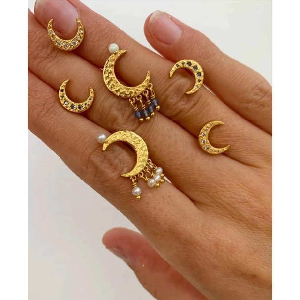 Hultquist Half Moon Forgyldte restikker S08030 G-W