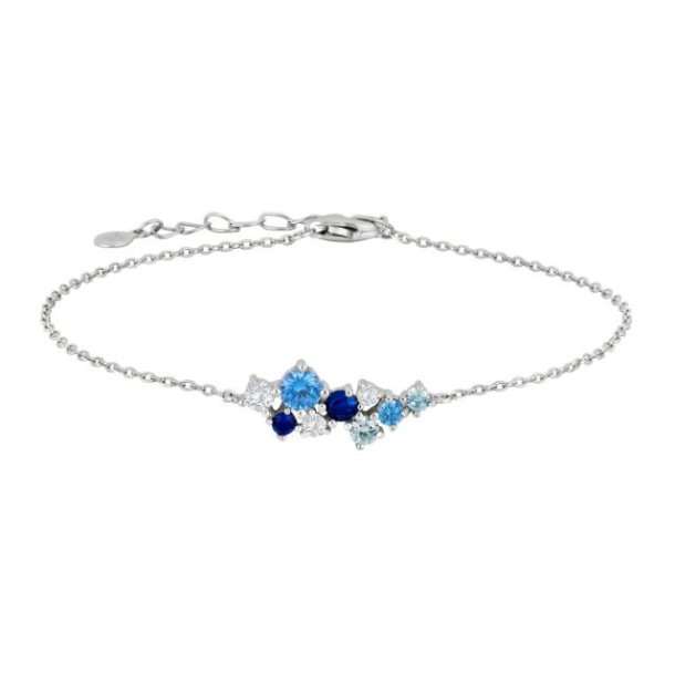 JoanliNor Nadinenor Rhod. Slv Armbnd m/Bl Cz 80451200916