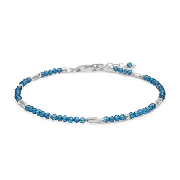 Studio Z Evergreen Slv Armbnd m/London Blue Topas 8156851