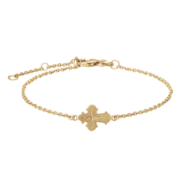 Siersbl Forgyldt Armbnd m/Dagmarkors 825075-3