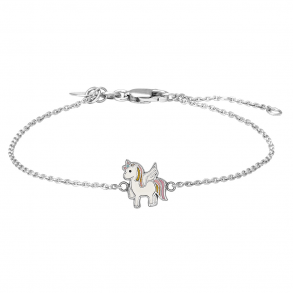 Rhodineret S�lv Armb�nd m/Enhj�rning 825 077