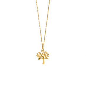 Forgyldt Tree Vedhng + Kde 825 756-3