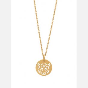 Forgyldt Tiger Vedhng + Kde 825 786-3