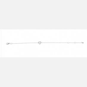 Aida Slv Armbnd m/Hjerte 845049
