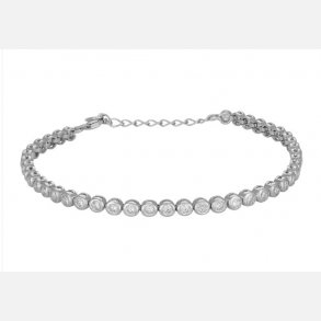Emmynor Rhodineret Slv Tennis Armbnd m/Zirkonia 845 051