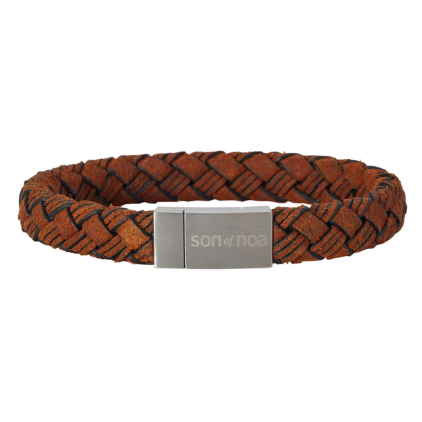 Brunt Lderarmbnd 19 cm 897003-Brown19