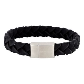 Son Of Noa Sort Kalveskinds Armbnd 23 cm 897023-Black23