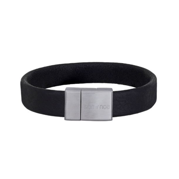 Son of Noa Sort Lder Armbnd 21 cm 897015-black21