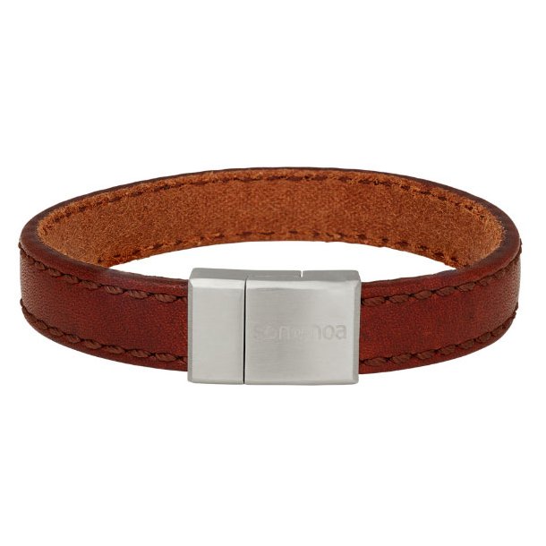 Brunt Lderarmbnd 21 cm 897016-brown21