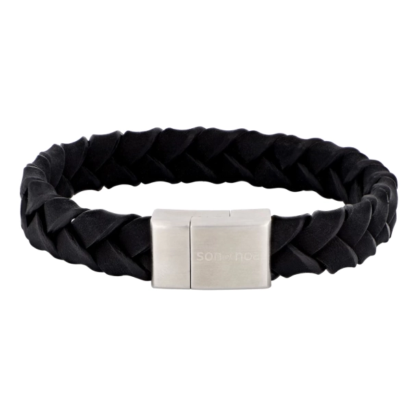 Son Of Noa Sort Kalveskindsarmb�nd 897023-BLACK