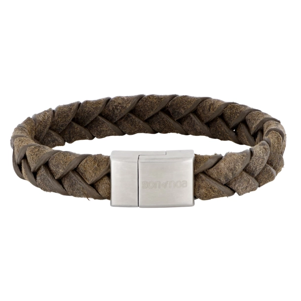 Son of Noa Gr� Kalveskinds Armb�nd 897023-GREY