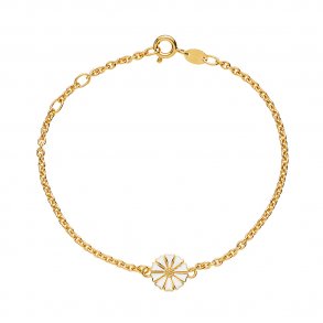 Forgyldt S�lv Marguerit Armb�nd 901009-M