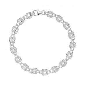 Slv Armbnd m. Knuder 9011323