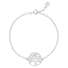 Slv Marguerit Armbnd m. Livets Tr 9015063-H
