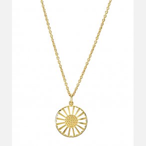 Forgyldt Halskde m/Blomst 9021117-f