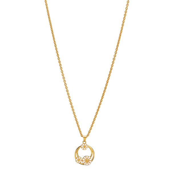 Forgyldt Collier m/Margueritter 9025010-M