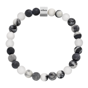 ARHMS BELLUNO STEN ARMBND GR/HVID