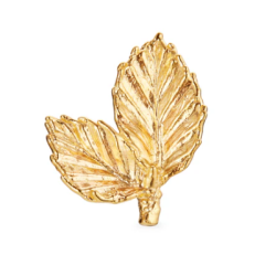 Flora Danica Bgeblad Forgyldt Slv Pin 907.BL-Pi-G