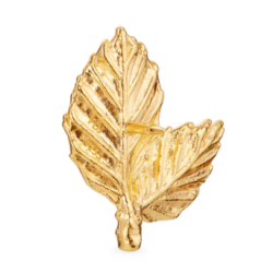 Flora Danica Bgeblad Forgyldt Slv Pin 907.BL-Pi-G