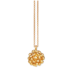 Flora Danica Dild Forgyldt Slv Halskde 907.DF-Ne-G