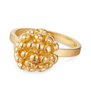 Flora Danica Dild Forgyldt Slvring 907.DF-Ri-G-58