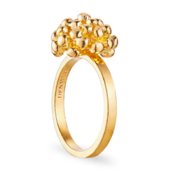 Flora Danica Dild Forgyldt Slvring 907.DF-Ri-G-58