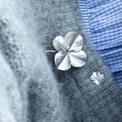 Flora Danica Firklver Slv Broche 907.FLC-Bro-S