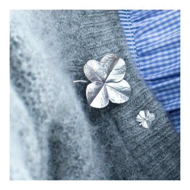 Flora Danica Firklver Slv Broche 907.FLC-Bro-S