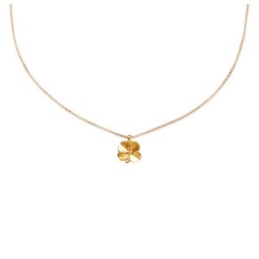 Flora Danica Firkl�ver Forgyldt S�lv Halsk�de 907.FLC-Ne-G