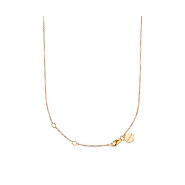 Flora Danica Firklver Forgyldt Slv Halskde 907.FLC-Ne-G