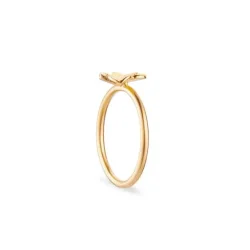 Flora Danica Forg. Klverring m/Zirkonia