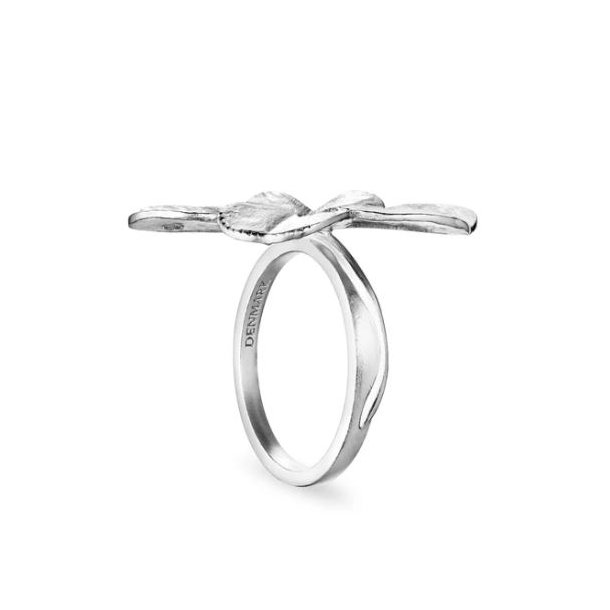 Flora Danica Firklver Slvring m/Zirkonia 907.FLC-StRi-S-56