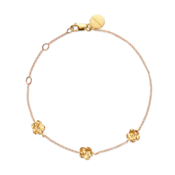 Flora Danica Forglemmigej Forgyldt Slv Armbnd 907.FMN-Br-G