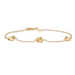 Flora Danica Forglemmigej Forgyldt Slv Armbnd 907.FMN-Br-G