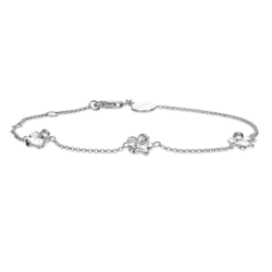 Flora Danica Forglemmigej Rhod. Slv Armbnd 907.FMN-Br-S