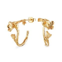 Flora Danica Forglemmigej Forgyldt Slv Creoler 907.FMN-HoPc-G